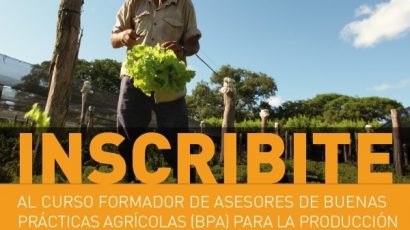 Inscripción abierta al curso de Oficial de Formador de Formadores de BPA para la producción de frutas y hortalizas frescas