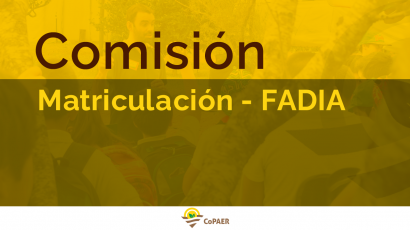 Comisión Matriculación – FADIA