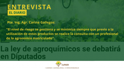 EL DIARIO: Entrevista a la Ing. Agr. Carina Gallegos