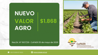 Cambio del Valor del Agro
