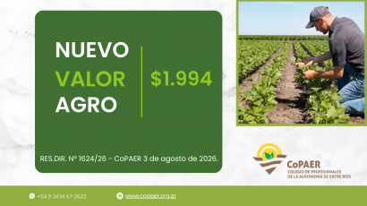 Cambio del Valor del Agro